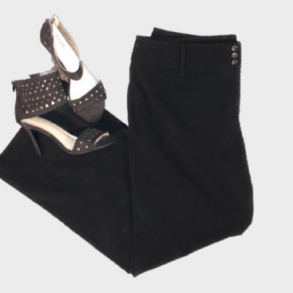 Plus size- Ann Taylor LOFT Julie Black Slacks